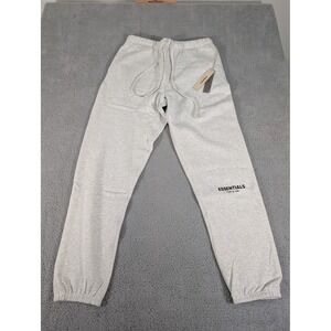 Essentials Fear of God Pants Mens XL Gray Sweatpants Logo Joggers Streetwear New